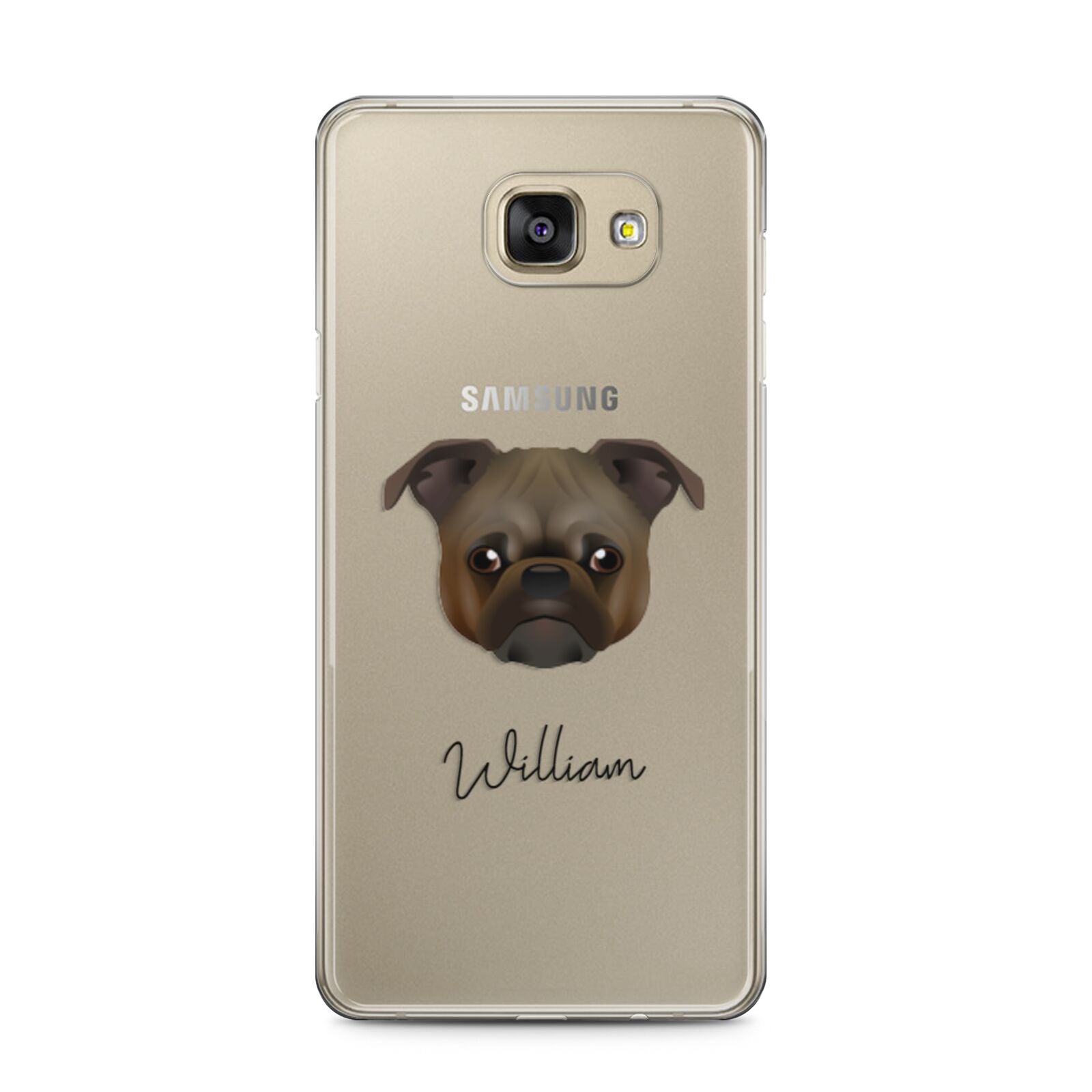 Chug Personalised Samsung Galaxy A5 2016 Case on gold phone