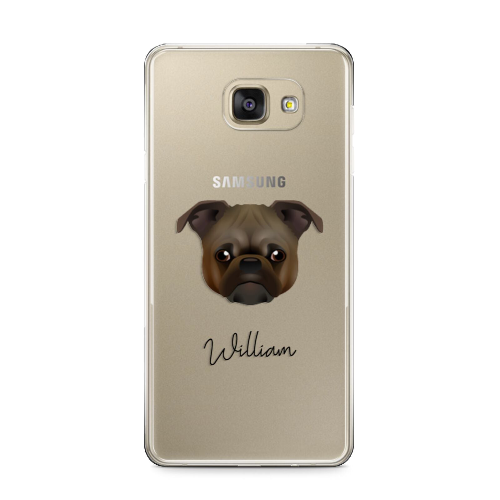 Chug Personalised Samsung Galaxy A9 2016 Case on gold phone
