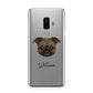 Chug Personalised Samsung Galaxy S9 Plus Case on Silver phone