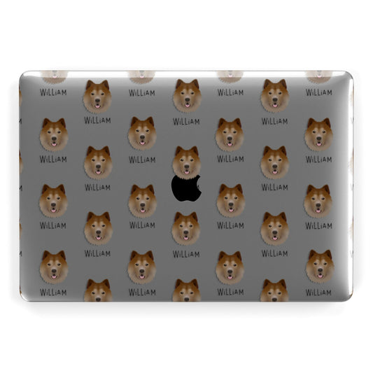 Chusky Icon with Name Apple MacBook Case