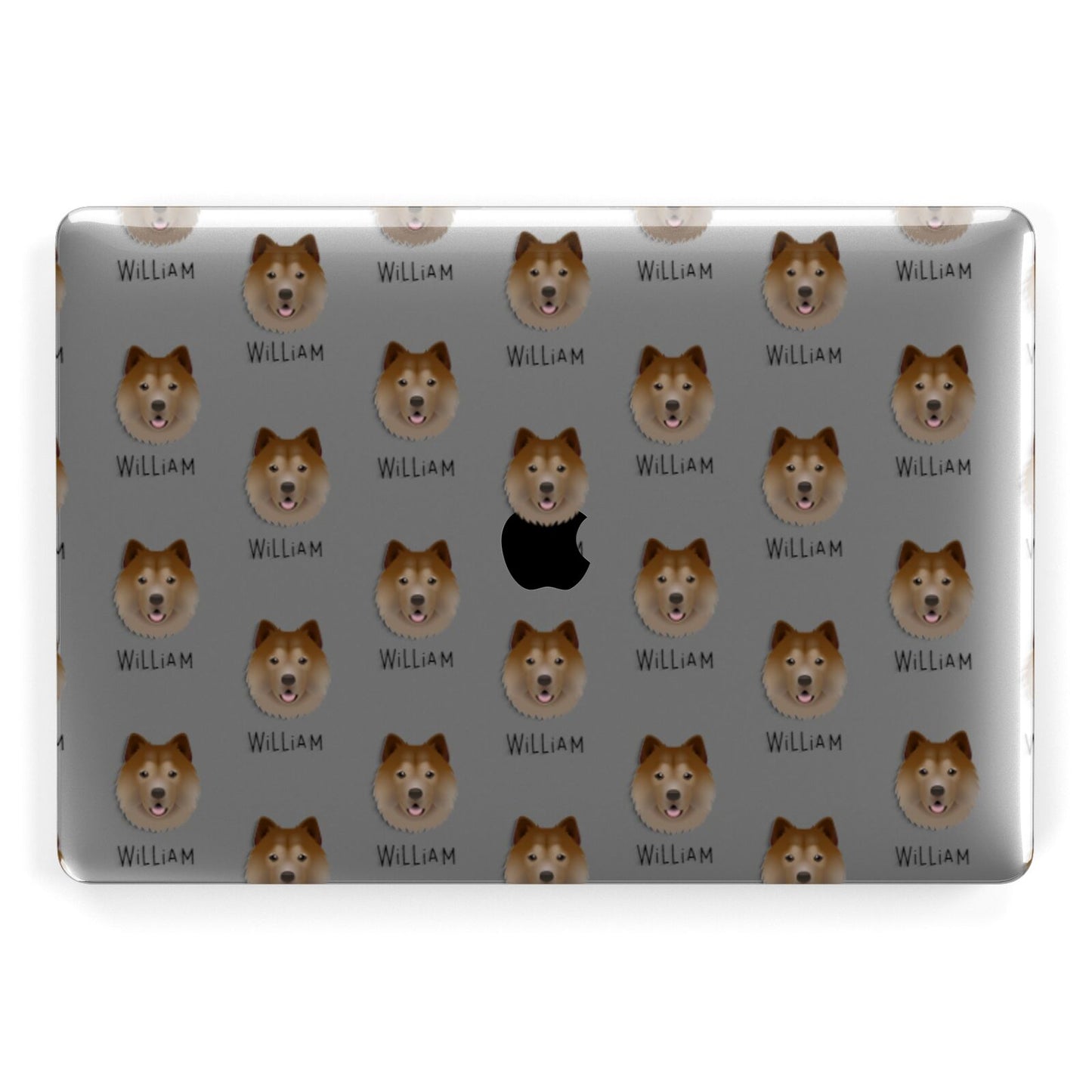 Chusky Icon with Name Apple MacBook Case
