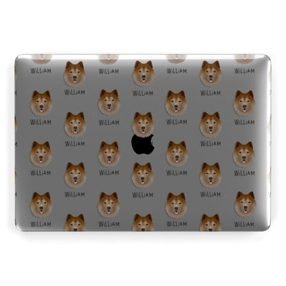 Chusky Icon with Name Apple MacBook Case