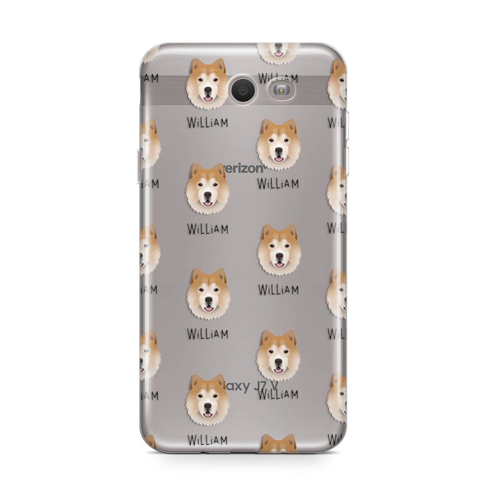 Chusky Icon with Name Samsung Galaxy J7 2017 Case