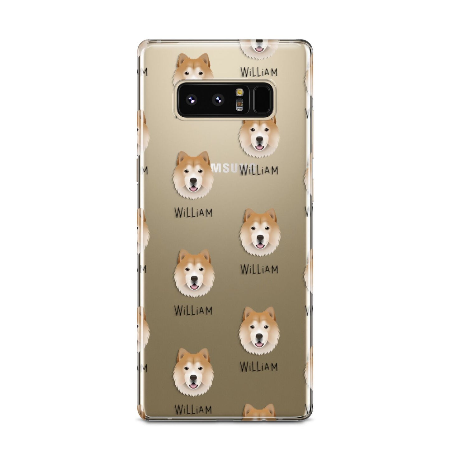 Chusky Icon with Name Samsung Galaxy Note 8 Case