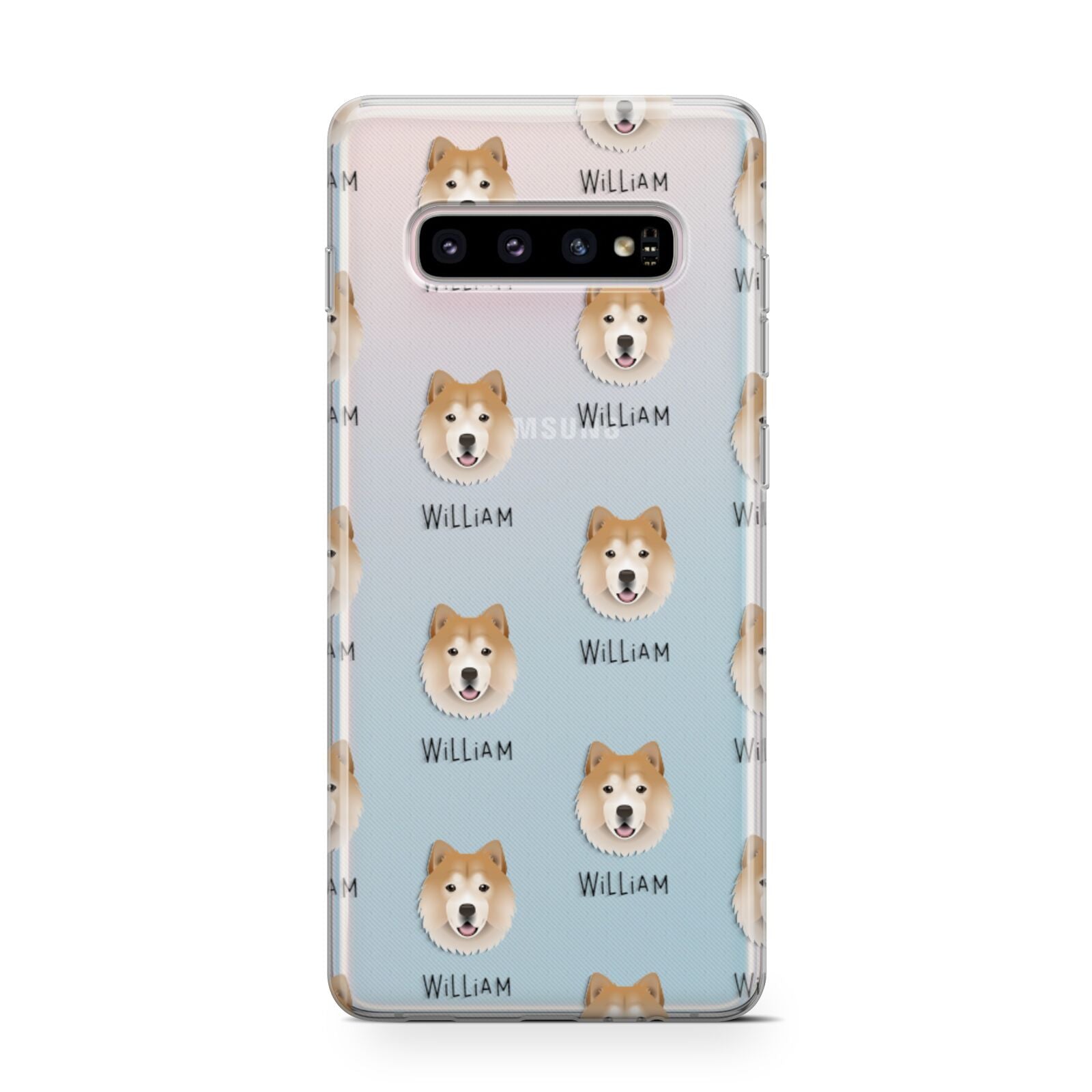 Chusky Icon with Name Samsung Galaxy S10 Case