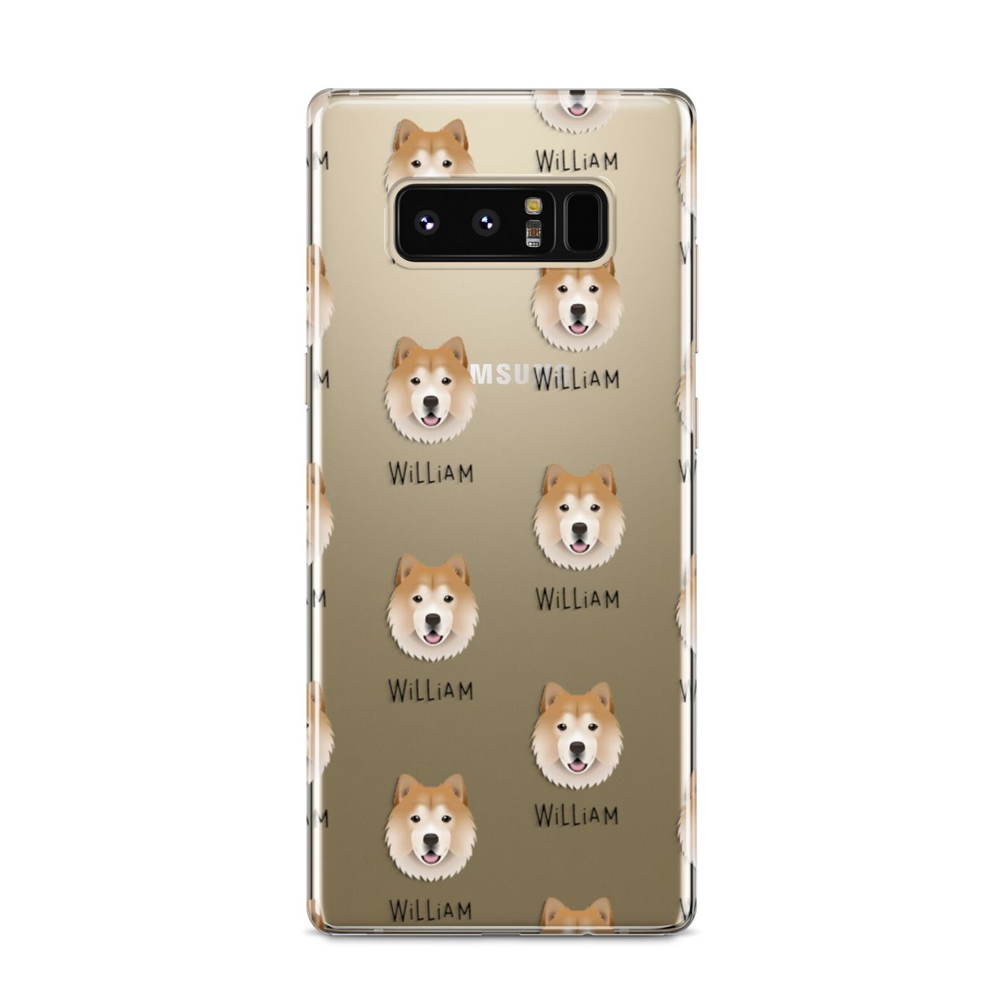 Chusky Icon with Name Samsung Galaxy S8 Case