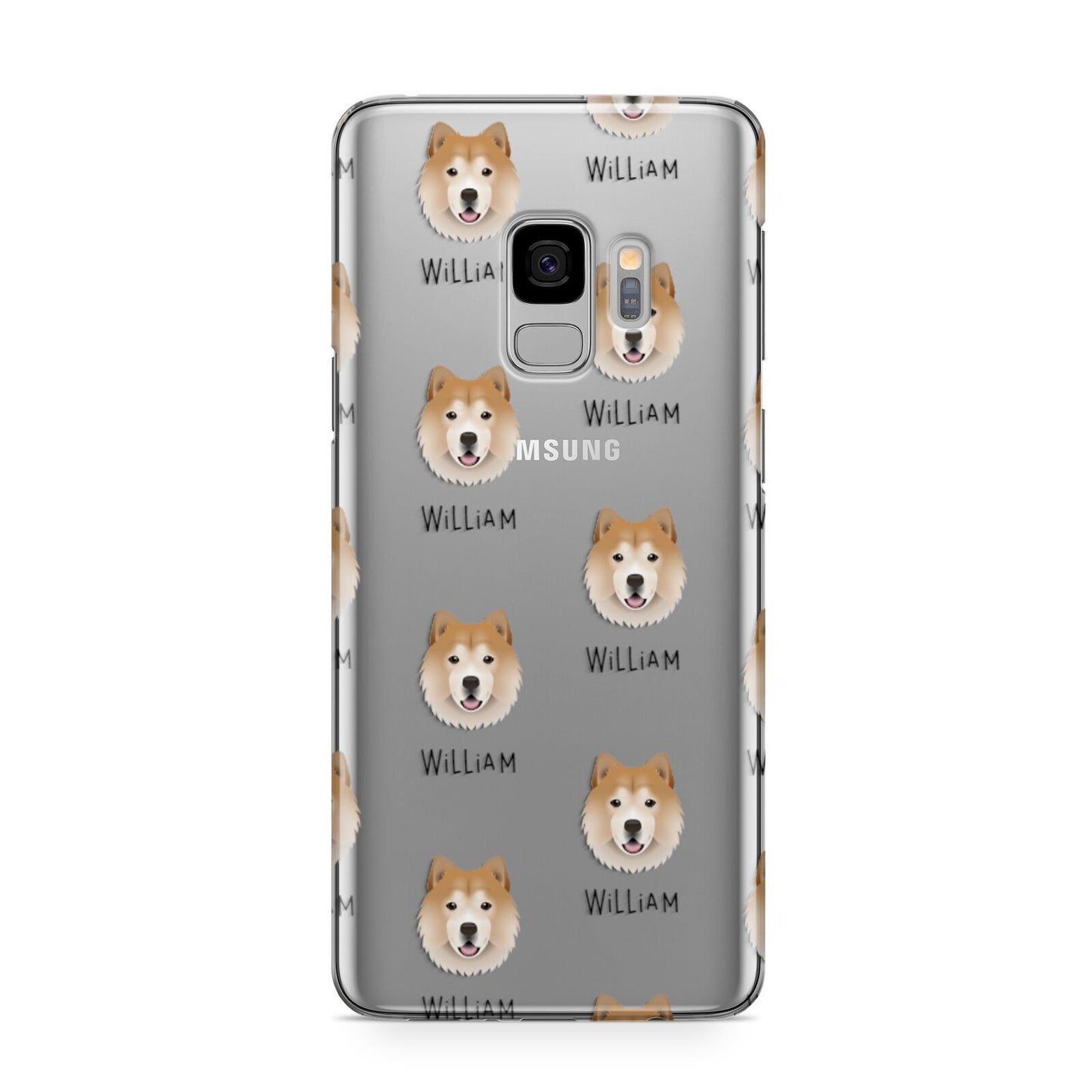 Chusky Icon with Name Samsung Galaxy S9 Case