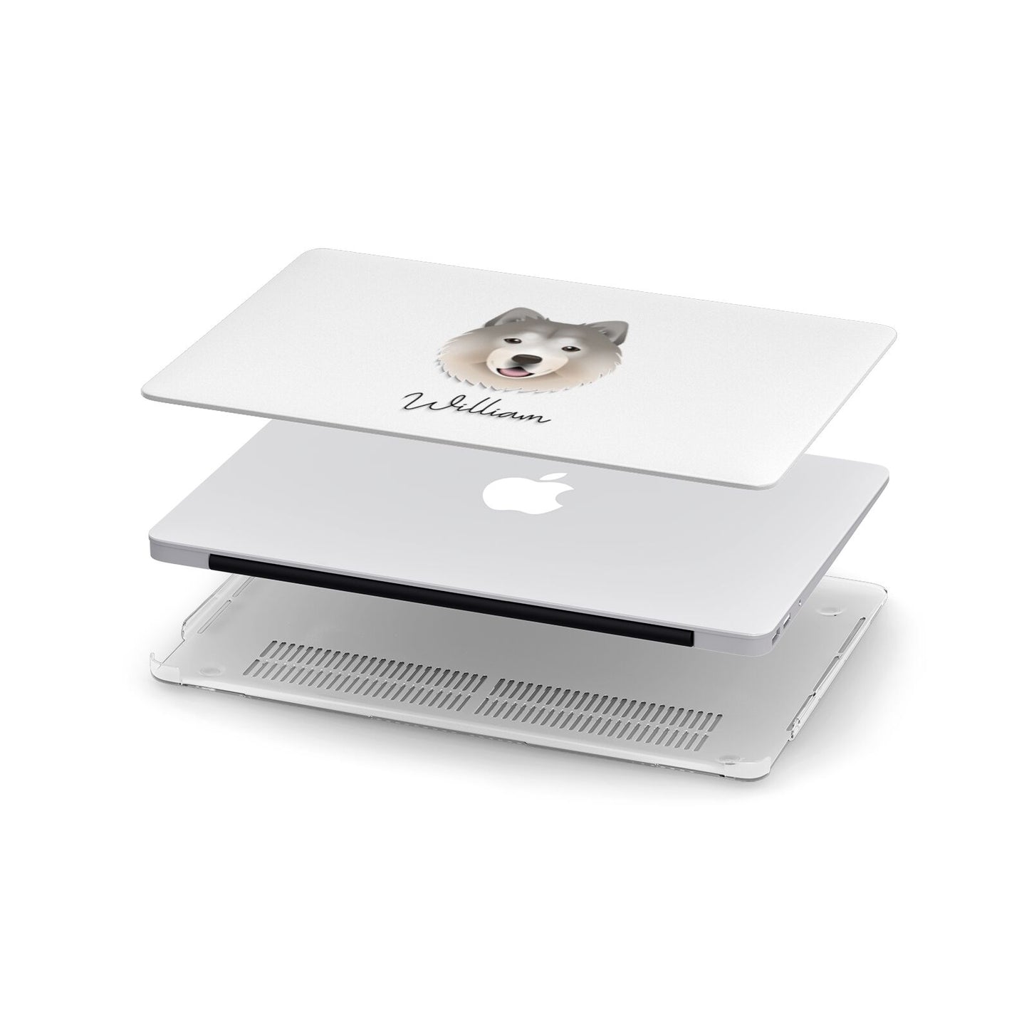 Chusky Personalised Apple MacBook Case in Detail