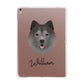 Chusky Personalised Apple iPad Rose Gold Case