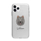 Chusky Personalised Apple iPhone 11 Pro Max in Silver with Bumper Case
