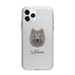 Chusky Personalised Apple iPhone 11 Pro in Silver with Bumper Case