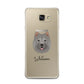 Chusky Personalised Samsung Galaxy A7 2016 Case on gold phone