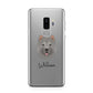 Chusky Personalised Samsung Galaxy S9 Plus Case on Silver phone