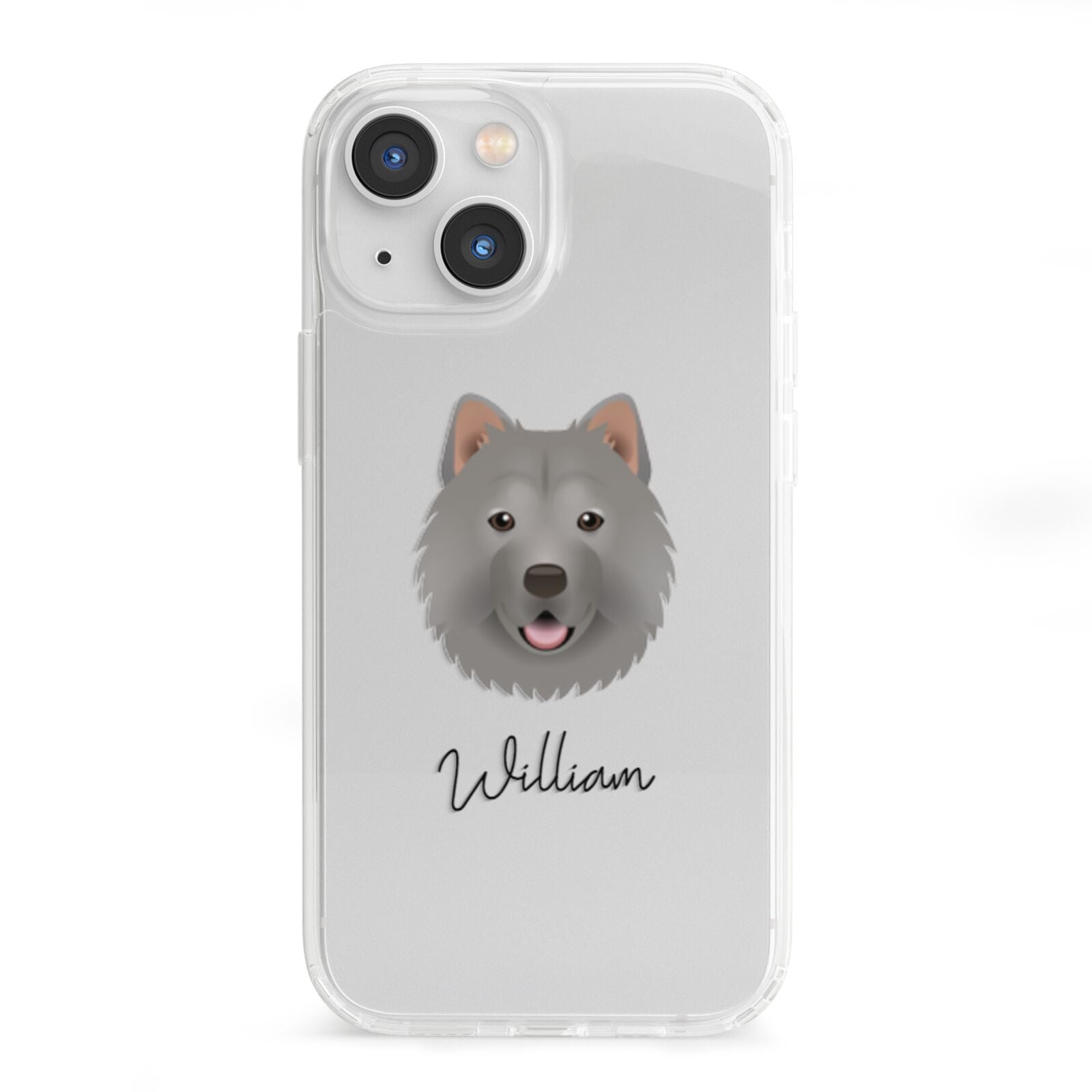 Chusky Personalised iPhone 13 Mini Clear Bumper Case