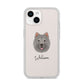 Chusky Personalised iPhone 14 Clear Tough Case Starlight