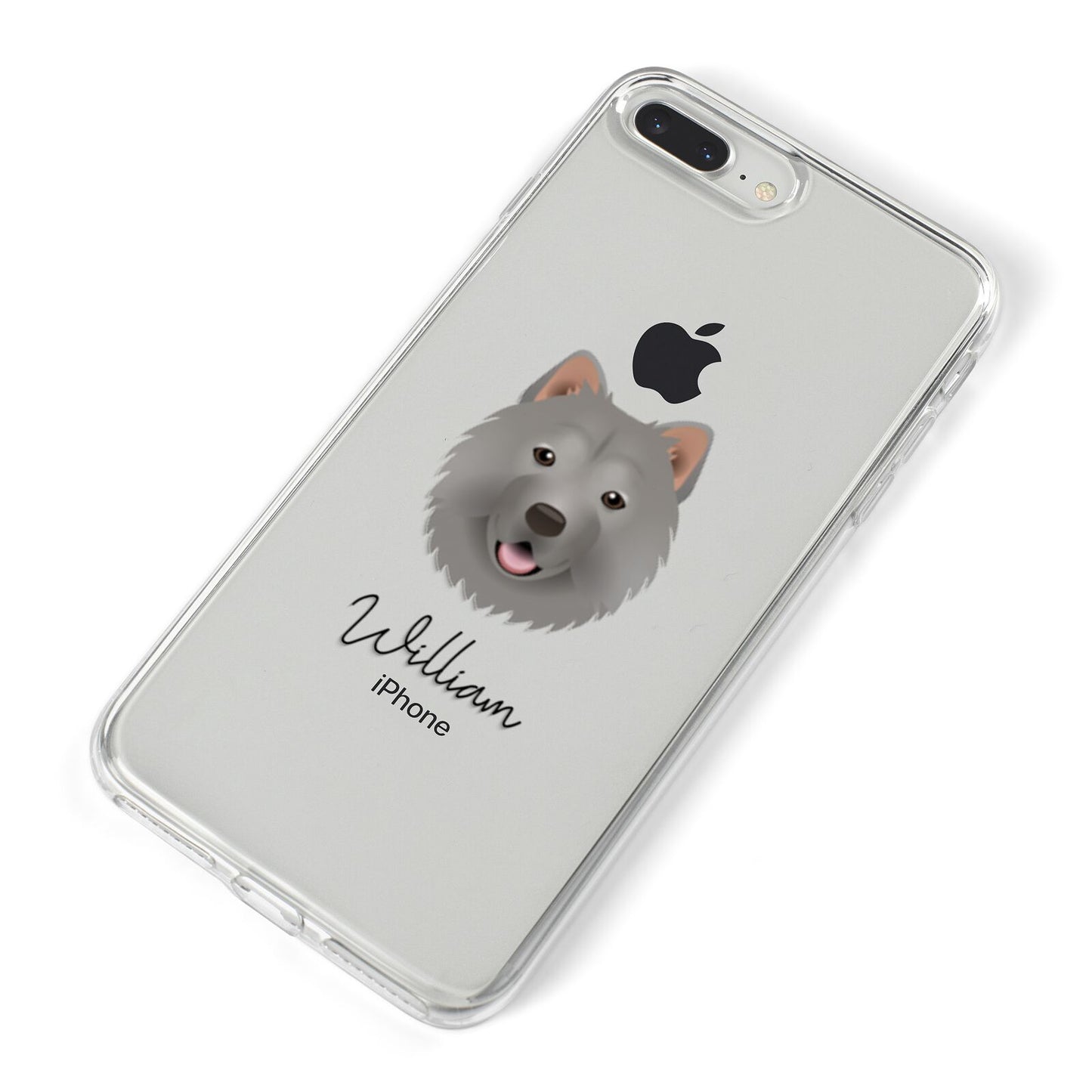 Chusky Personalised iPhone 8 Plus Bumper Case on Silver iPhone Alternative Image