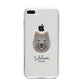 Chusky Personalised iPhone 8 Plus Bumper Case on Silver iPhone