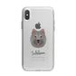 Chusky Personalised iPhone X Bumper Case on Silver iPhone Alternative Image 1