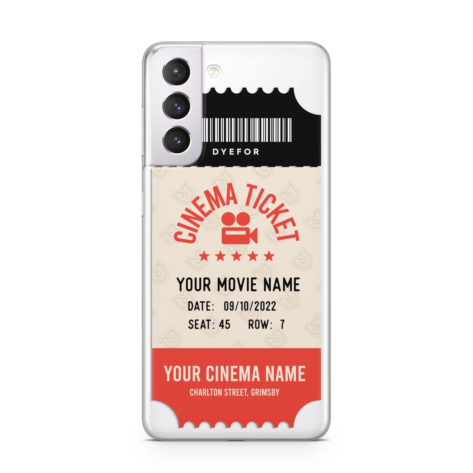 Cinema Ticket Samsung S21 Case