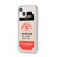 Cinema Ticket iPhone 14 Clear Tough Case Starlight Angled Image