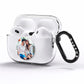 Circle Photo Upload AirPods Pro Clear Case Side Image