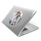 Circle Photo Upload Apple MacBook Case Side View