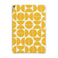 Circular Geometric Pattern Apple iPad Gold Case