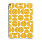 Circular Geometric Pattern Apple iPad Grey Case