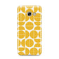 Circular Geometric Pattern Samsung Galaxy A3 2017 Case on gold phone