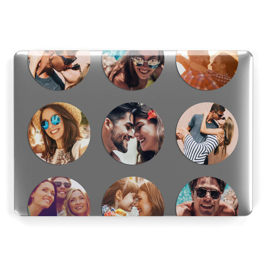 Circular Photo Montage Upload Apple MacBook Case