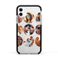 Circular Photo Montage Upload Apple iPhone 11 in White with Black Impact Case