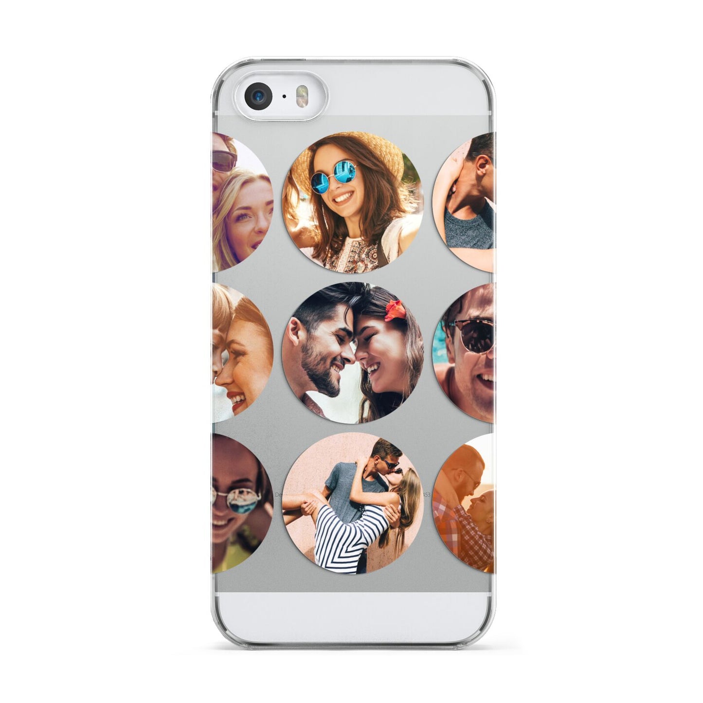 Circular Photo Montage Upload Apple iPhone 5 Case