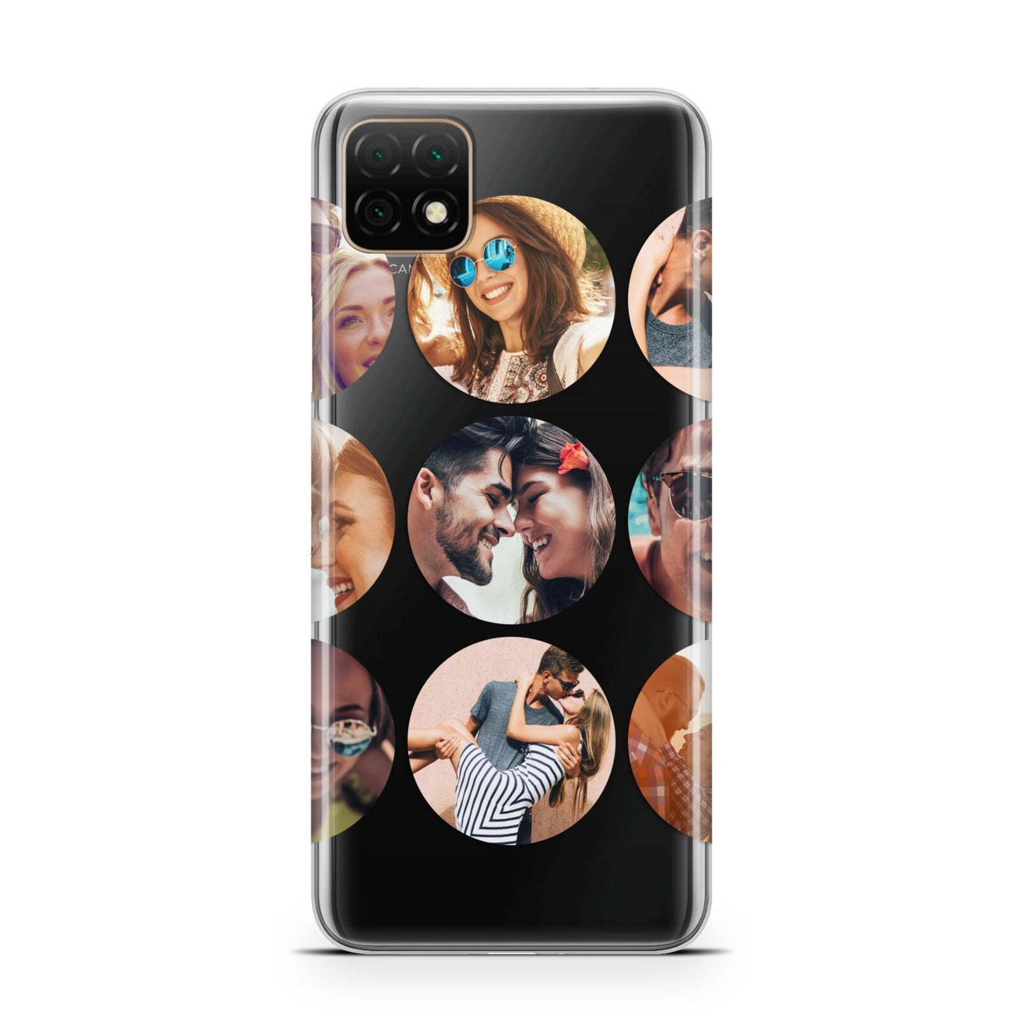 Circular Photo Montage Upload Huawei Enjoy 20 Phone Case