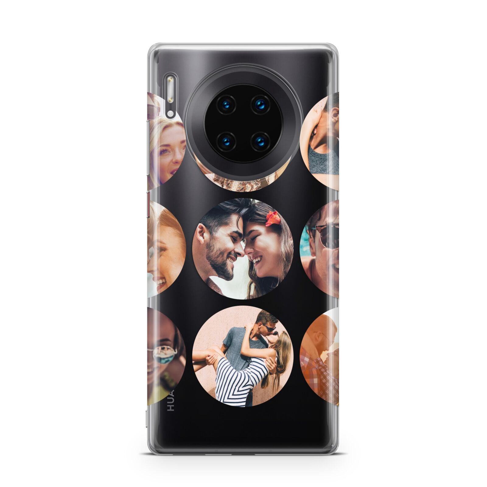 Circular Photo Montage Upload Huawei Mate 30 Pro Phone Case