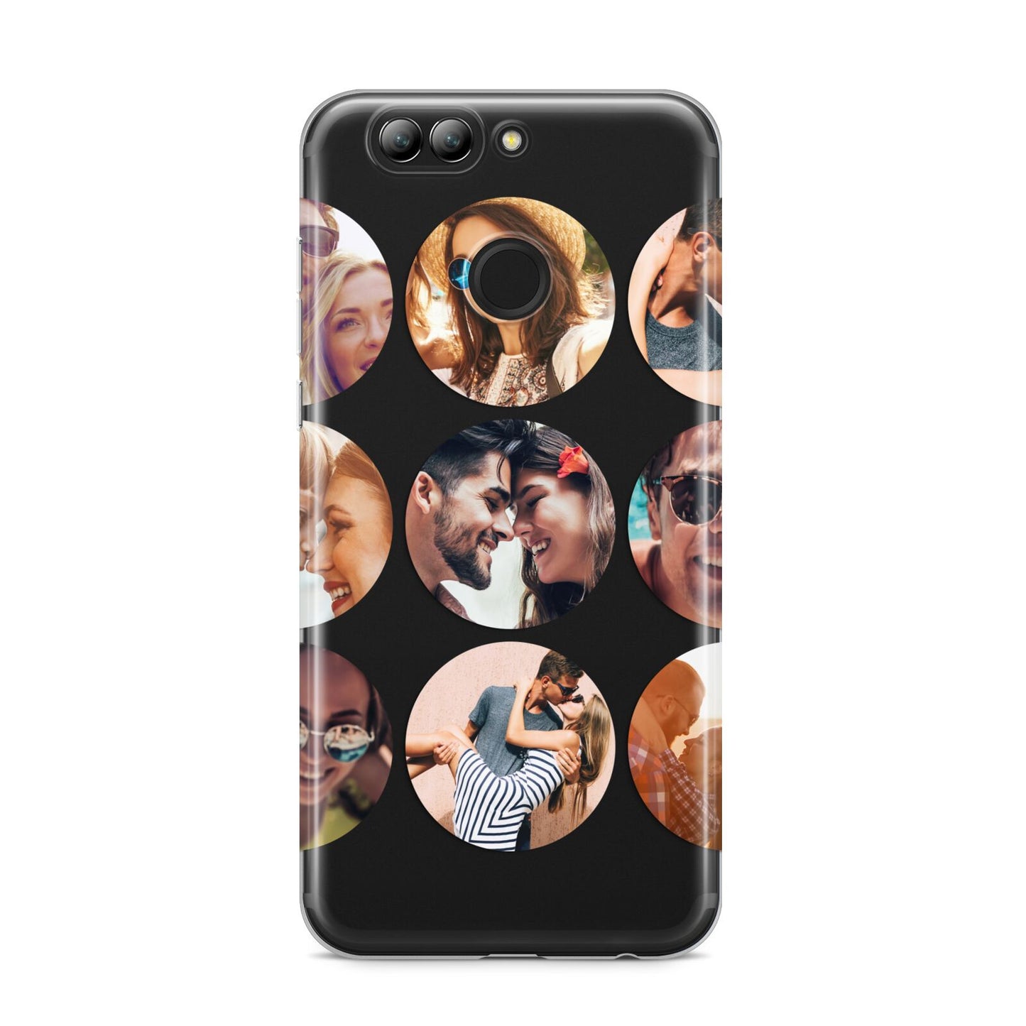 Circular Photo Montage Upload Huawei Nova 2s Phone Case