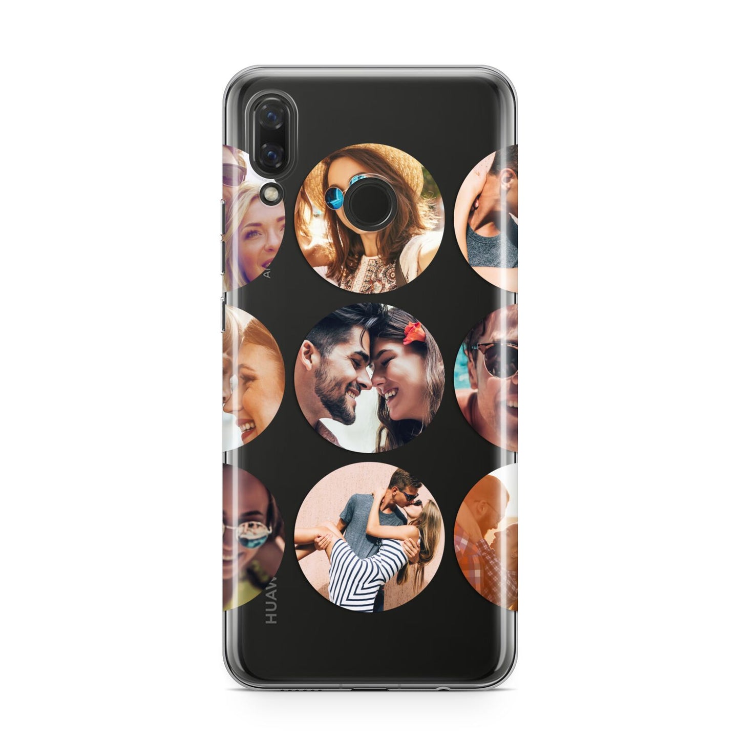 Circular Photo Montage Upload Huawei Nova 3 Phone Case