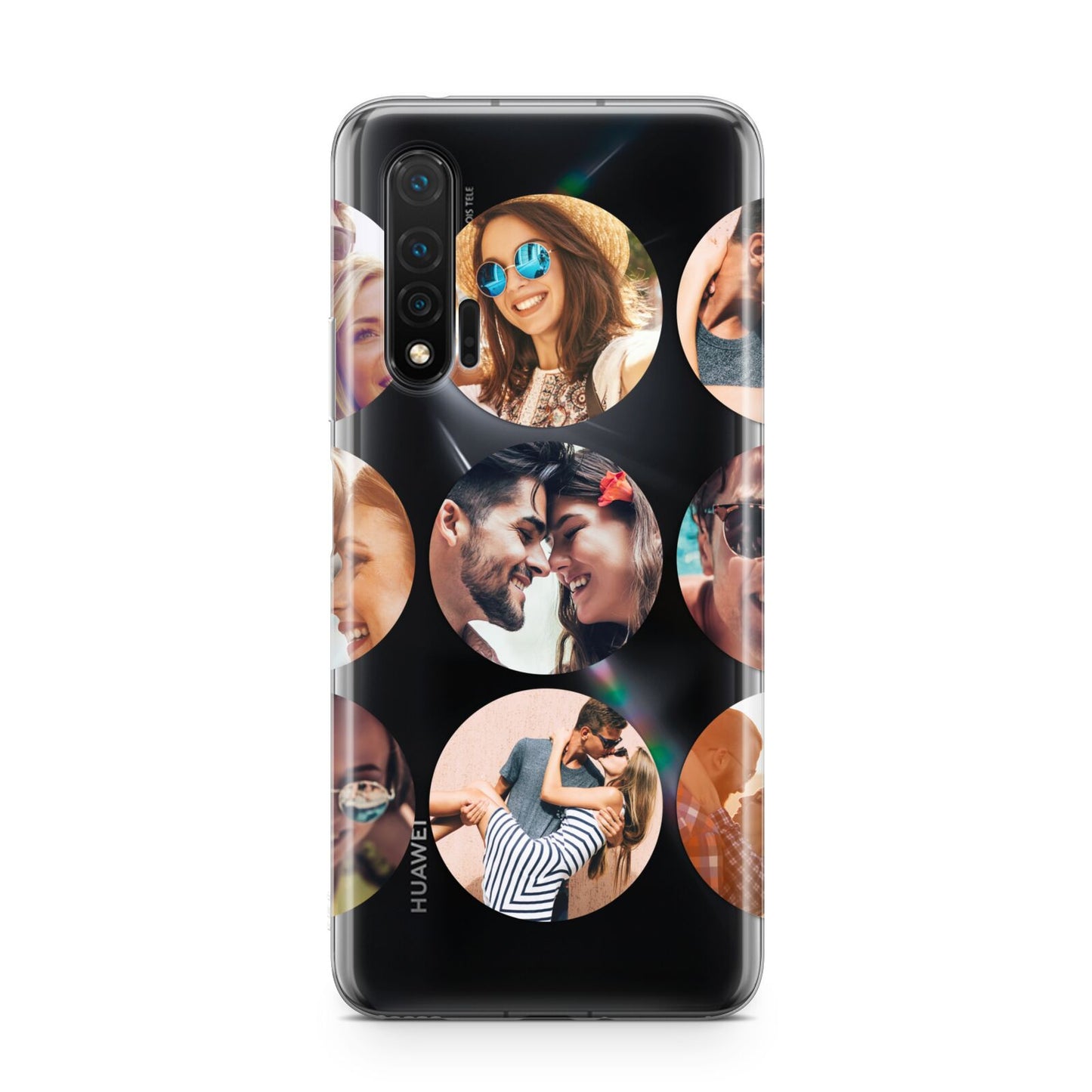 Circular Photo Montage Upload Huawei Nova 6 Phone Case