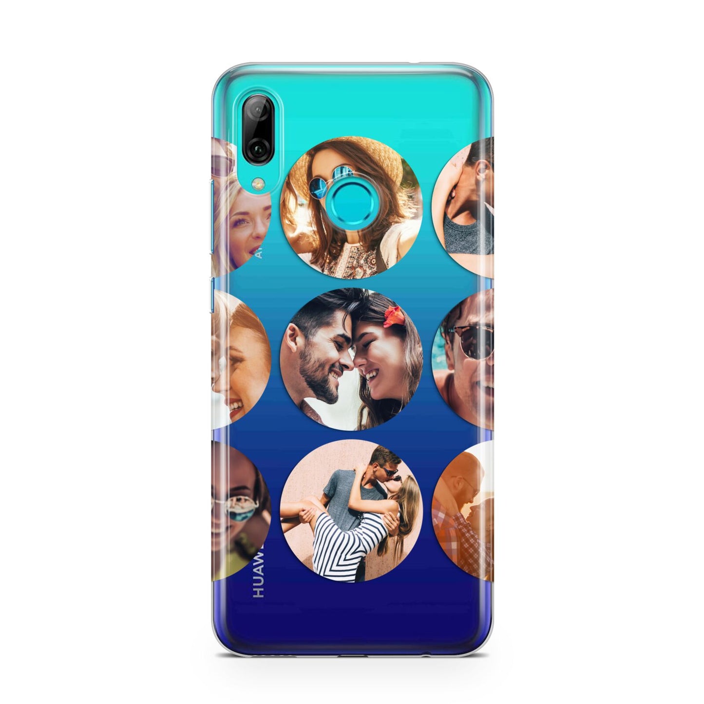 Circular Photo Montage Upload Huawei P Smart 2019 Case