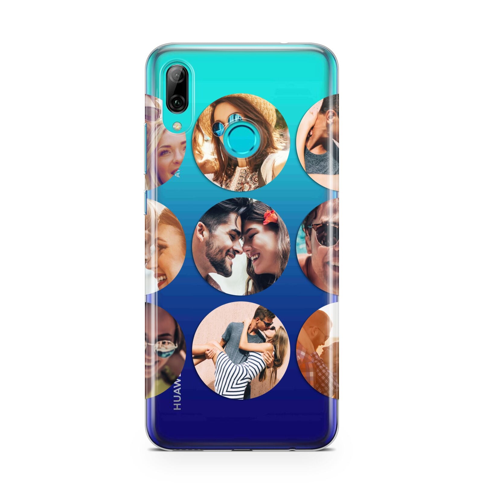 Circular Photo Montage Upload Huawei P Smart 2019 Case
