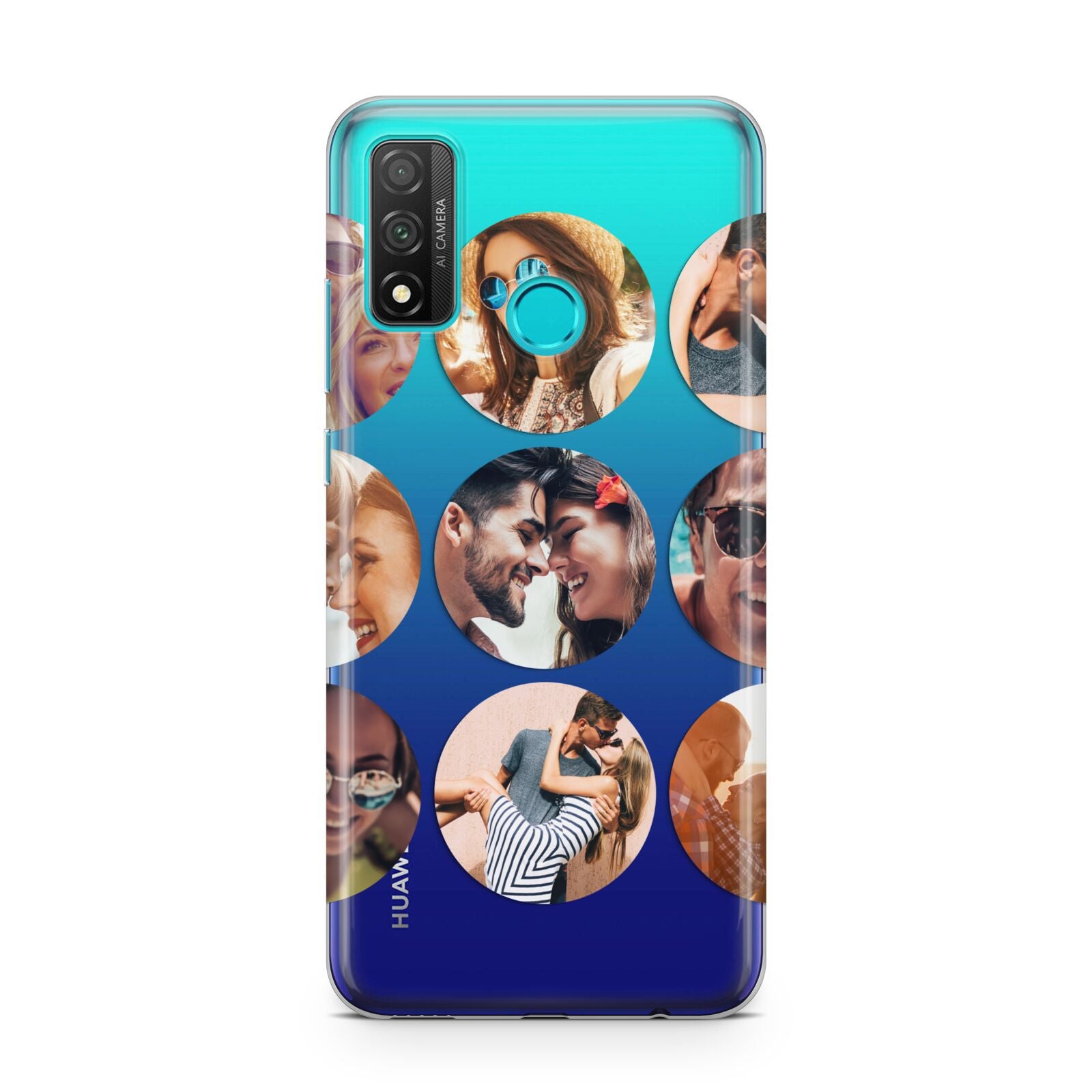 Circular Photo Montage Upload Huawei P Smart 2020