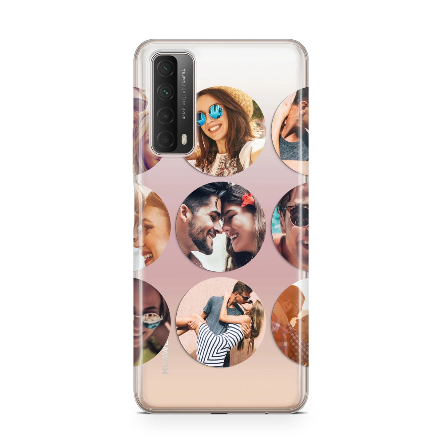 Circular Photo Montage Upload Huawei P Smart 2021