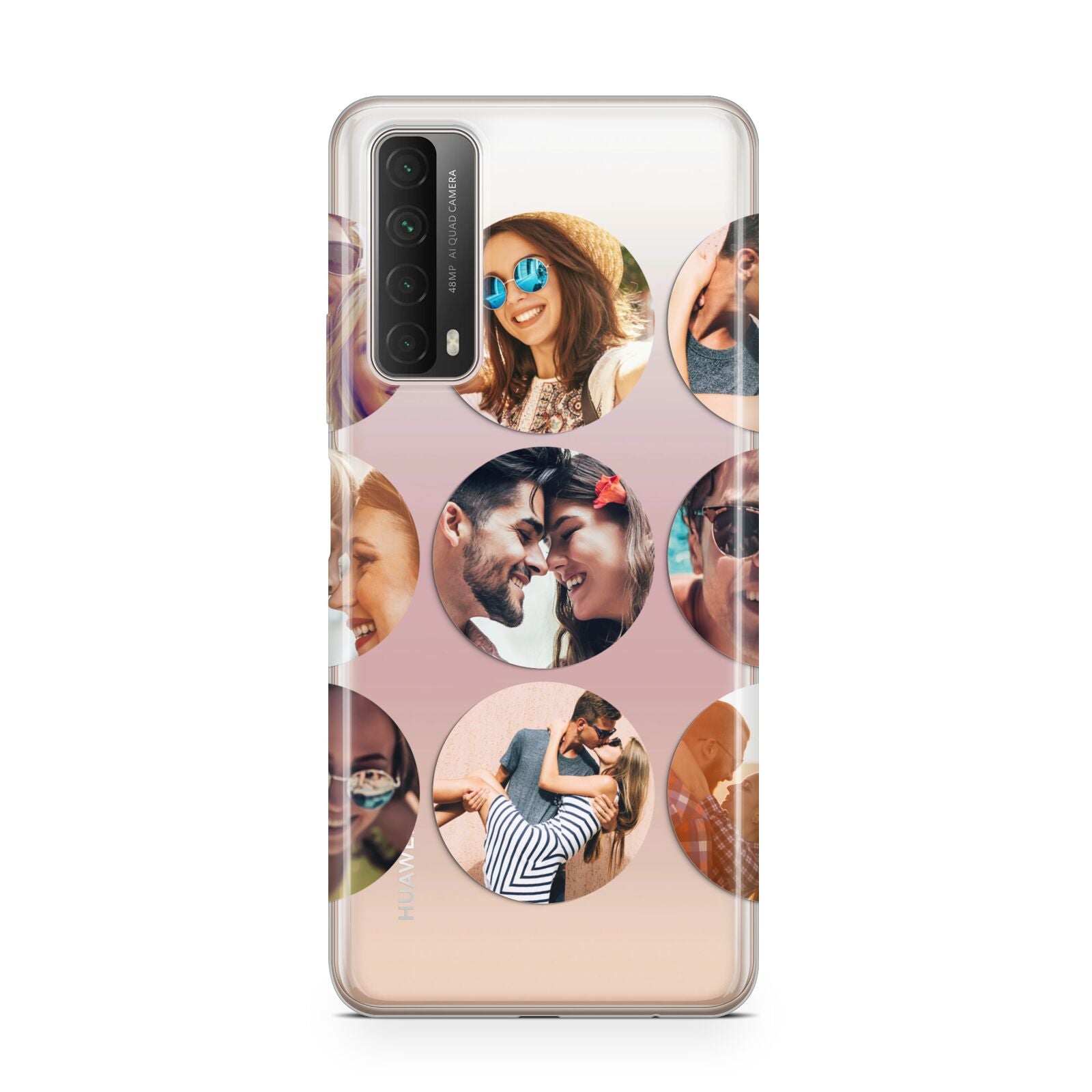 Circular Photo Montage Upload Huawei P Smart 2021