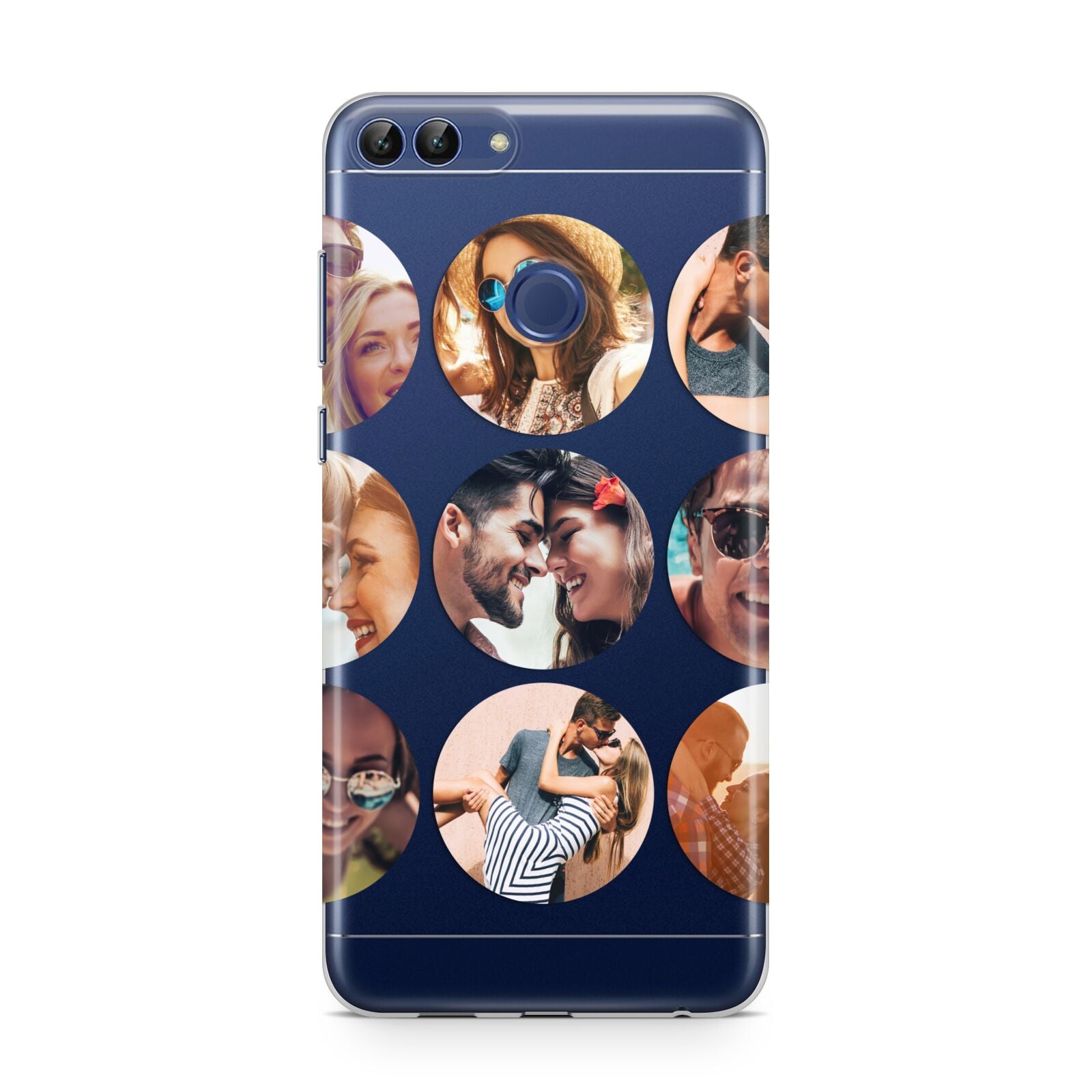 Circular Photo Montage Upload Huawei P Smart Case