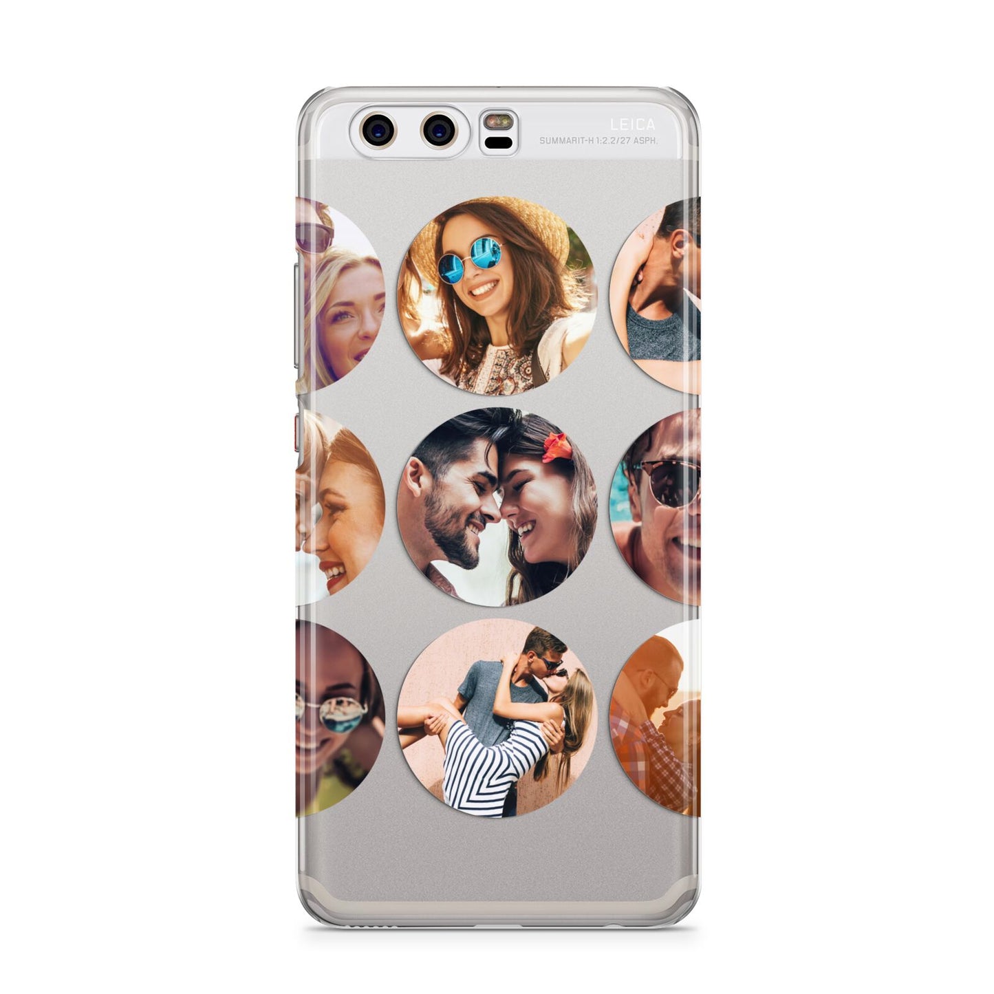 Circular Photo Montage Upload Huawei P10 Phone Case