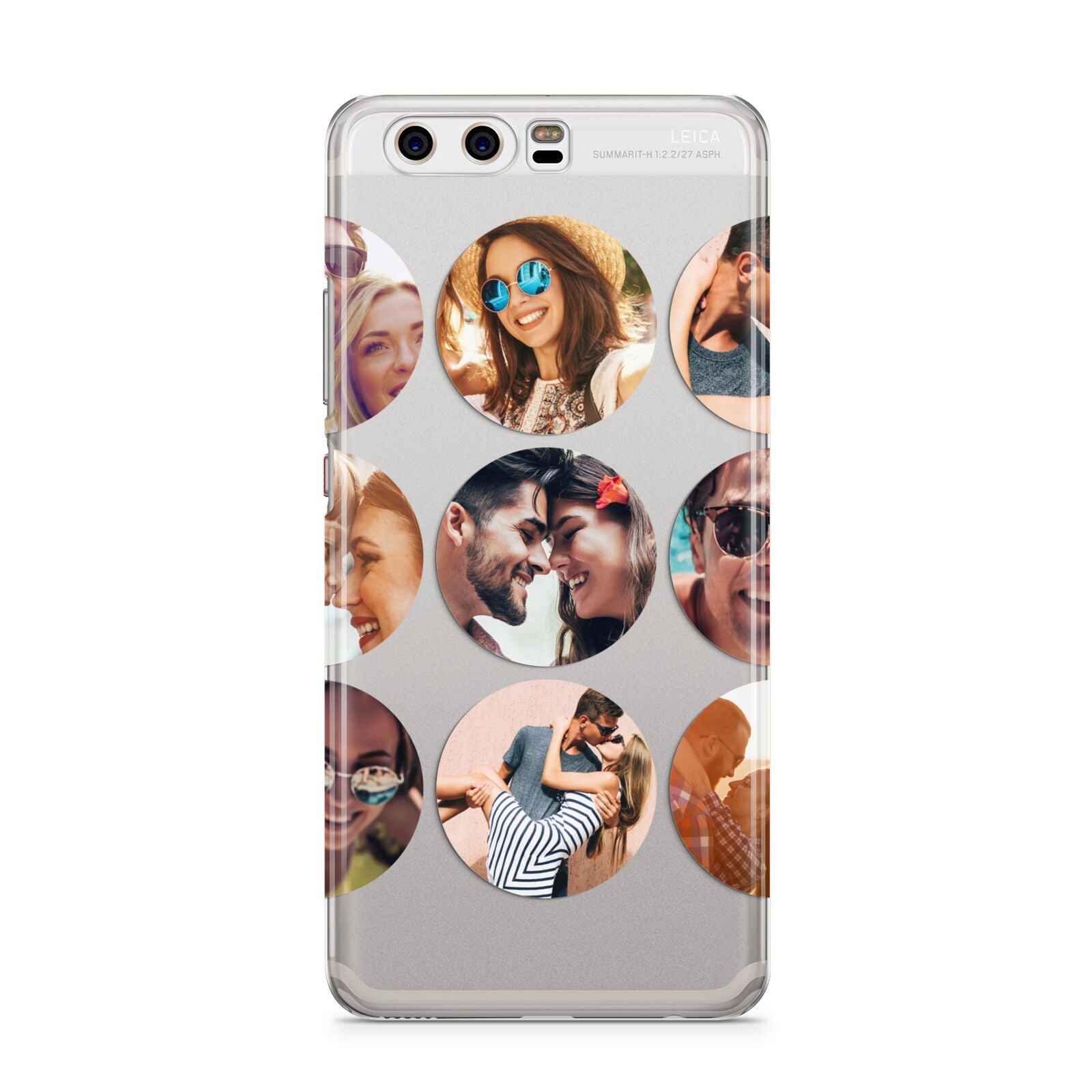 Circular Photo Montage Upload Huawei P10 Phone Case