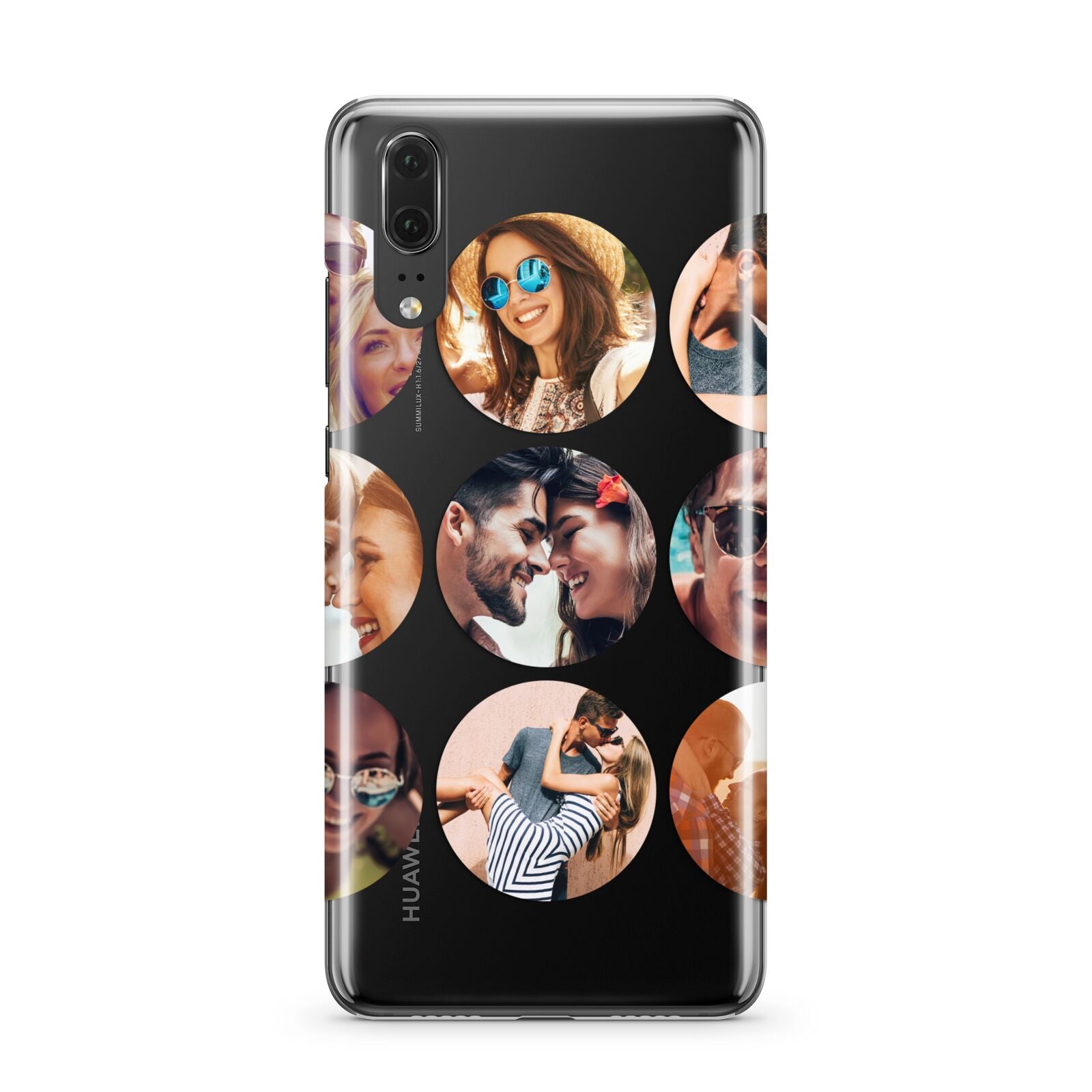 Circular Photo Montage Upload Huawei P20 Phone Case