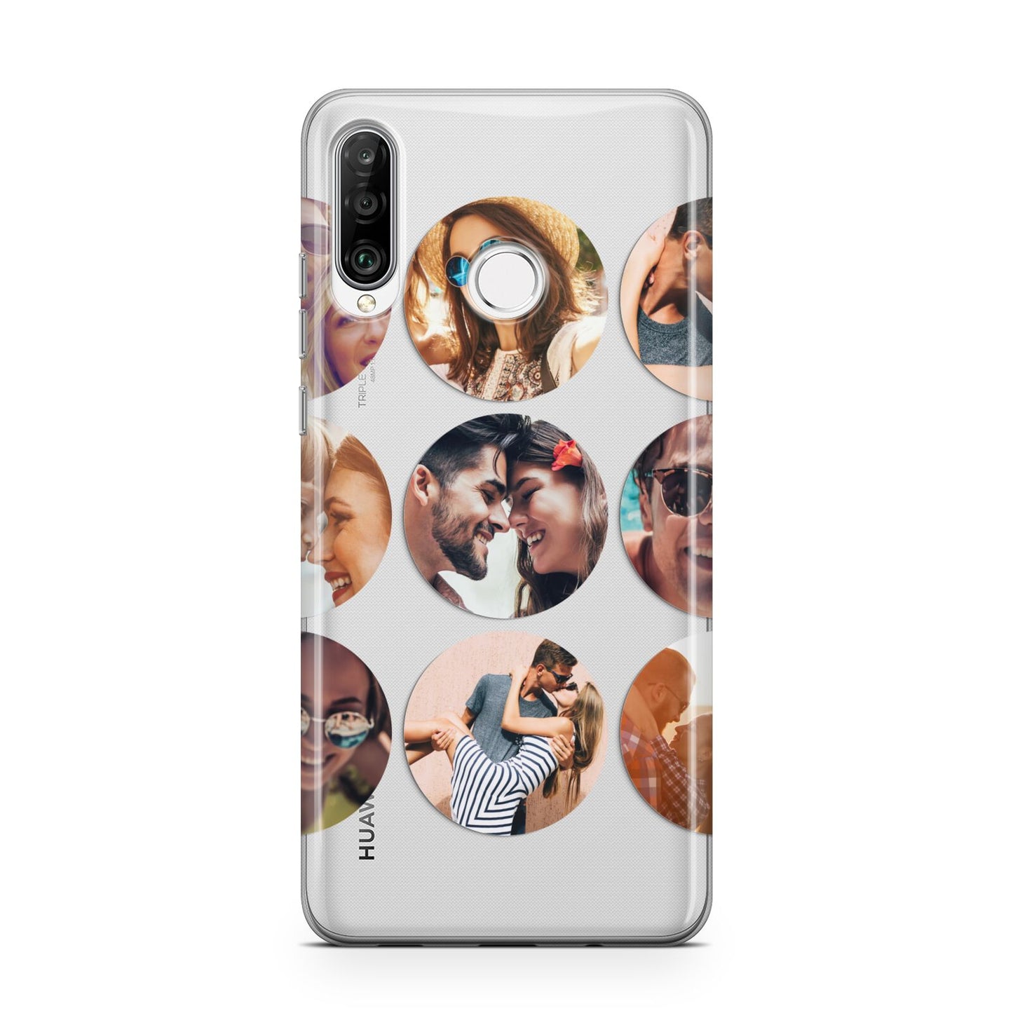 Circular Photo Montage Upload Huawei P30 Lite Phone Case
