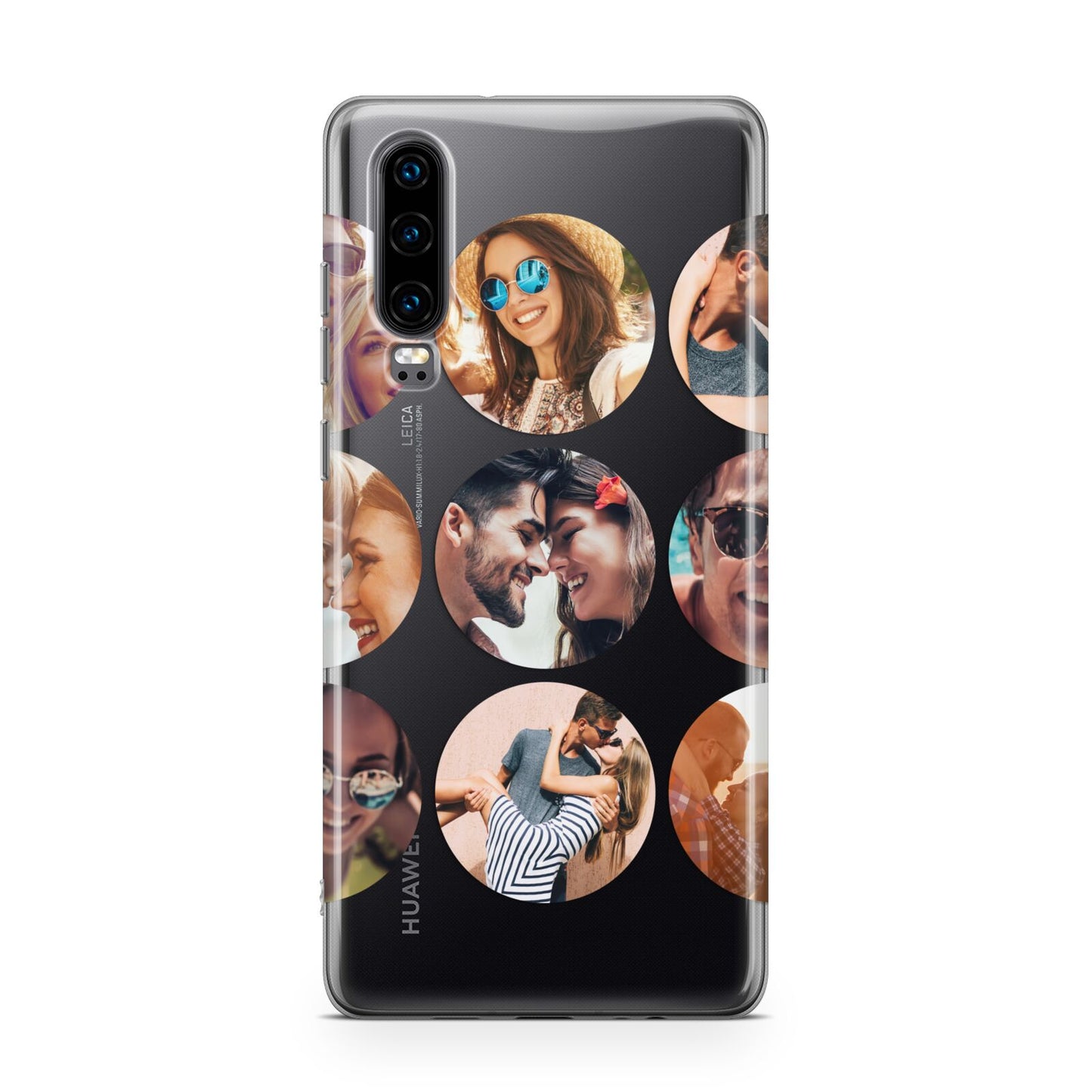 Circular Photo Montage Upload Huawei P30 Phone Case