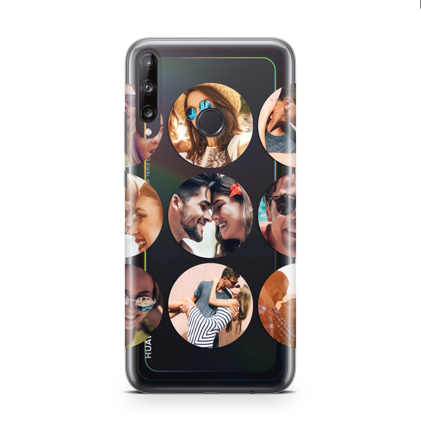 Circular Photo Montage Upload Huawei P40 Lite E Phone Case