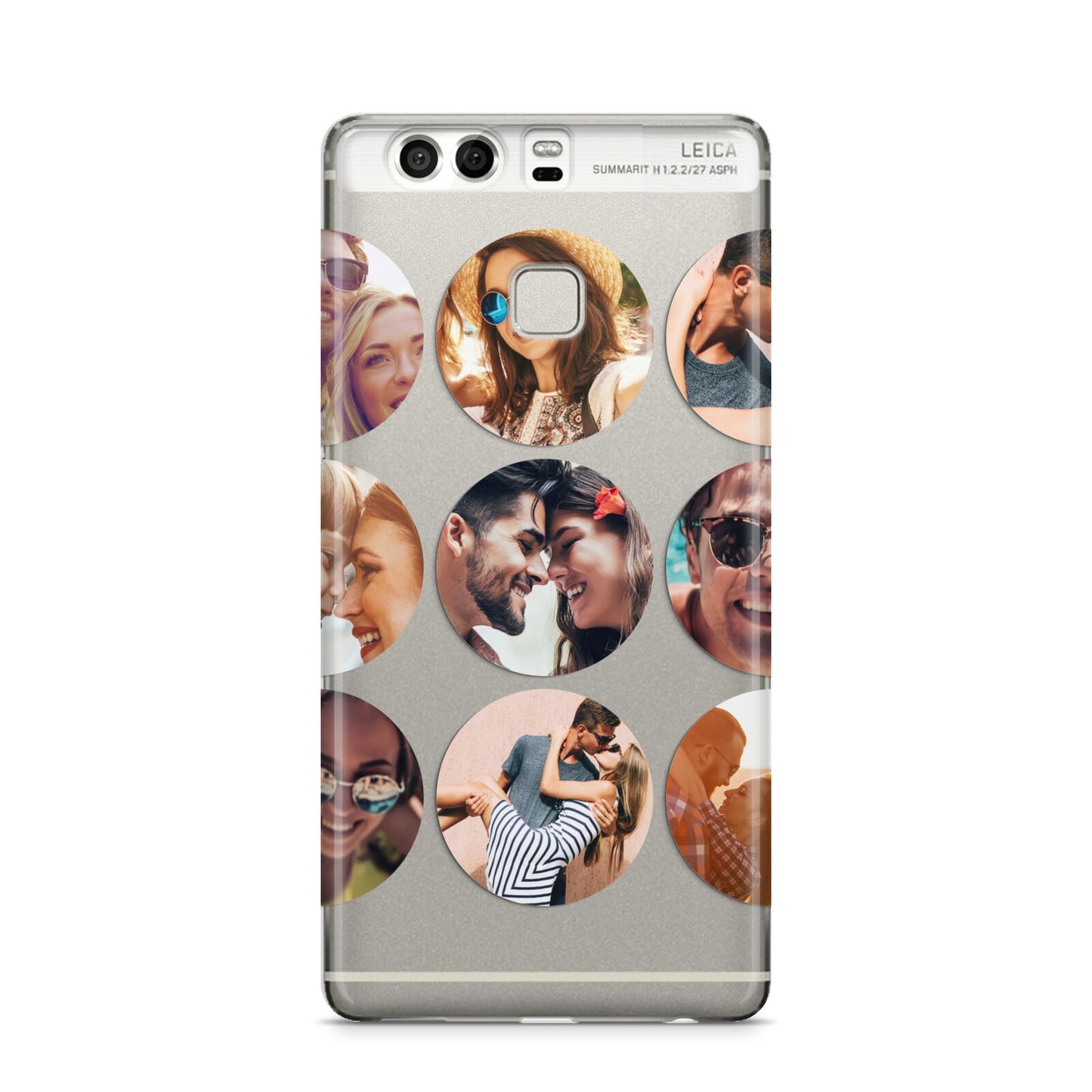 Circular Photo Montage Upload Huawei P9 Case